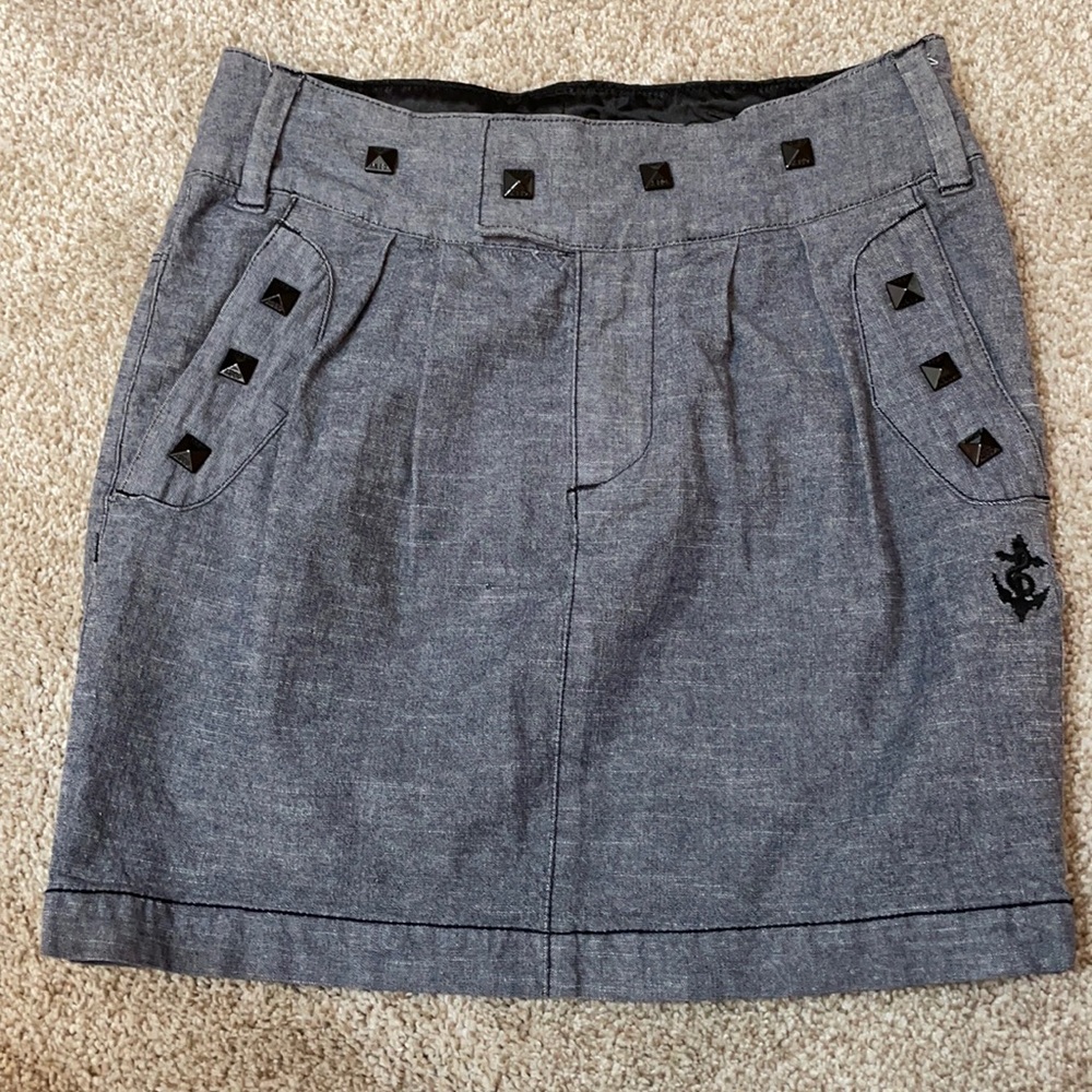 Obey ladies denim skirt